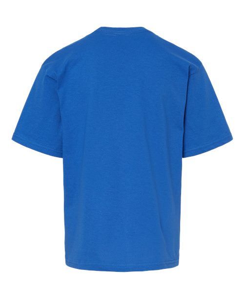 M&O Youth Gold Soft Touch T-Shirt 4850 - Royal
