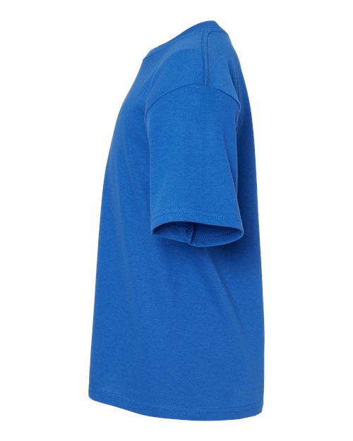 M&O Youth Gold Soft Touch T-Shirt 4850 - Royal