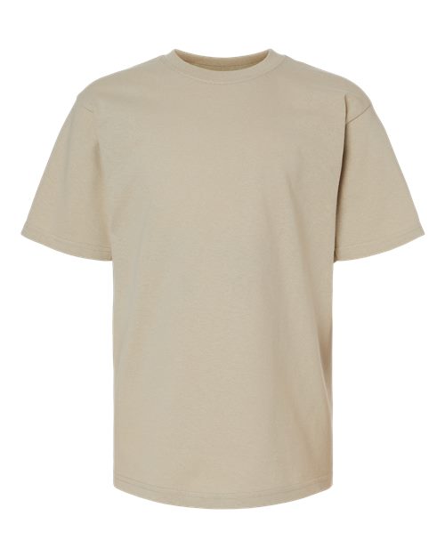 M&O Youth Gold Soft Touch T-Shirt 4850 - Sand