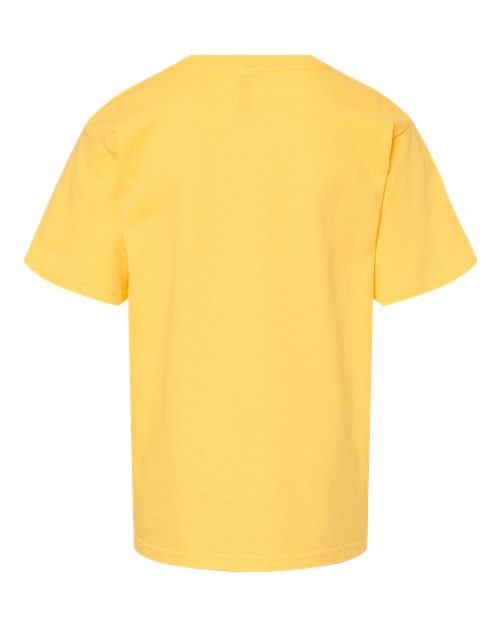 M&O Youth Gold Soft Touch T-Shirt 4850 - Yellow
