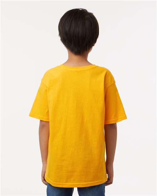 M&O Youth Gold Soft Touch T-Shirt 4850 - Gold