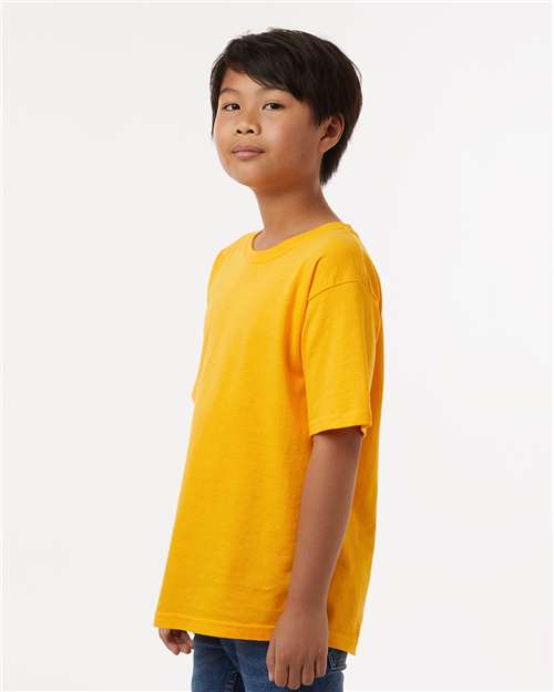 M&O Youth Gold Soft Touch T-Shirt 4850 - Gold