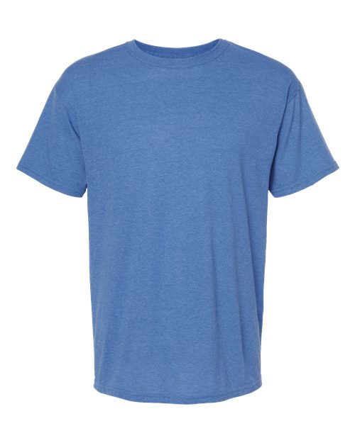 M&O Men's Gold Soft Touch T-Shirt 4800 - Heather Royal