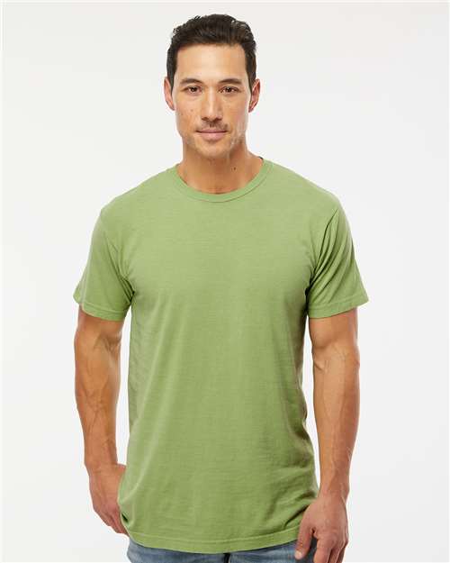 M&O Unisex Vintage Garment-Dyed T-Shirt 6500M - Aloe
