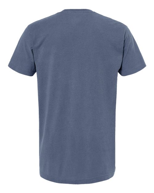 M&O Unisex Vintage Garment-Dyed T-Shirt 6500M - Blue Jean