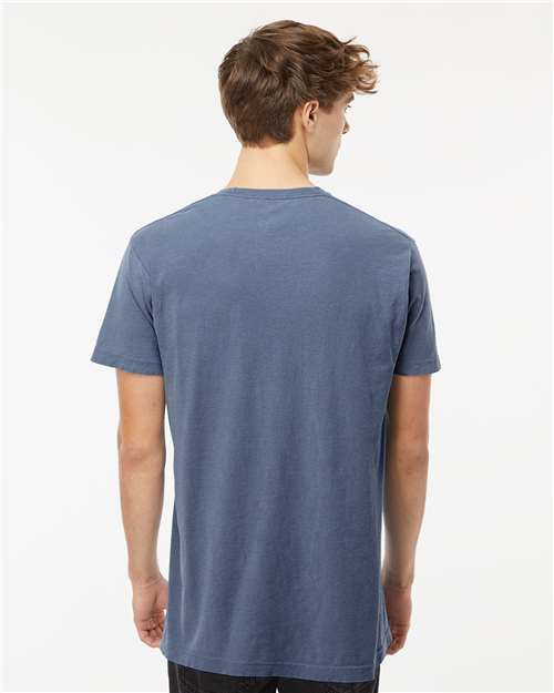 M&O Unisex Vintage Garment-Dyed T-Shirt 6500M - Blue Jean