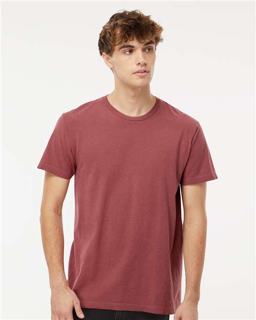 M&O Unisex Vintage Garment-Dyed T-Shirt 6500M - Brick