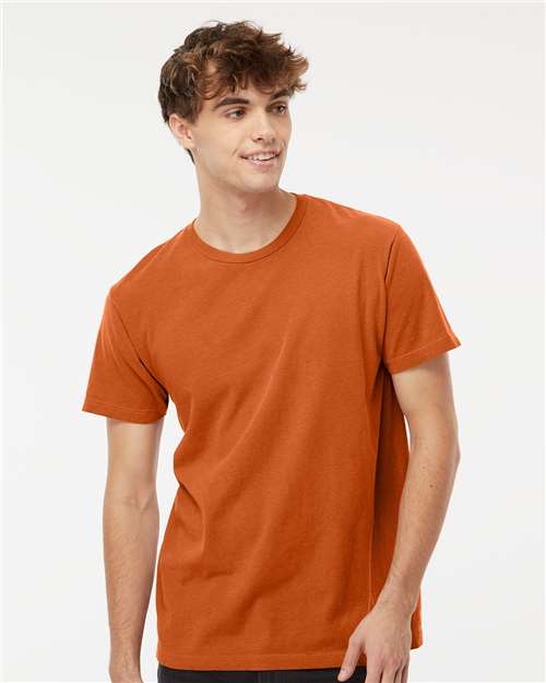M&O Unisex Vintage Garment-Dyed T-Shirt 6500M - Burnt Orange