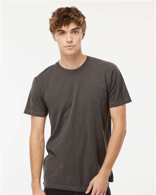 M&O Unisex Vintage Garment-Dyed T-Shirt 6500M - Charcoal