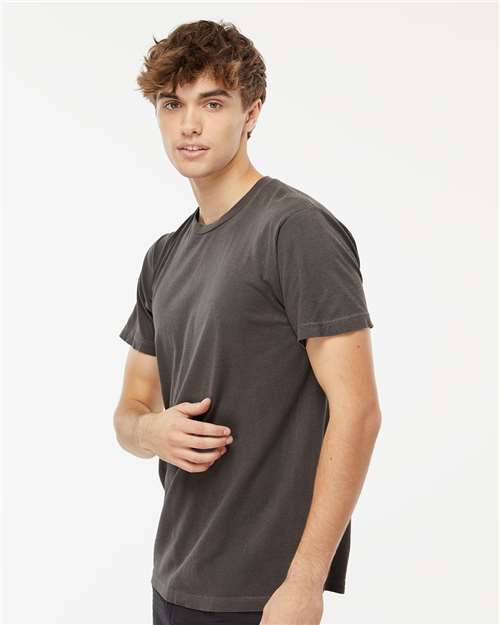 M&O Unisex Vintage Garment-Dyed T-Shirt 6500M - Charcoal