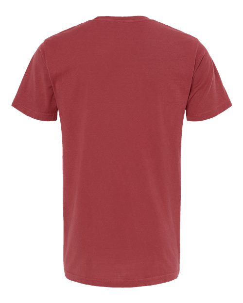 M&O Unisex Vintage Garment-Dyed T-Shirt 6500M - Crimson