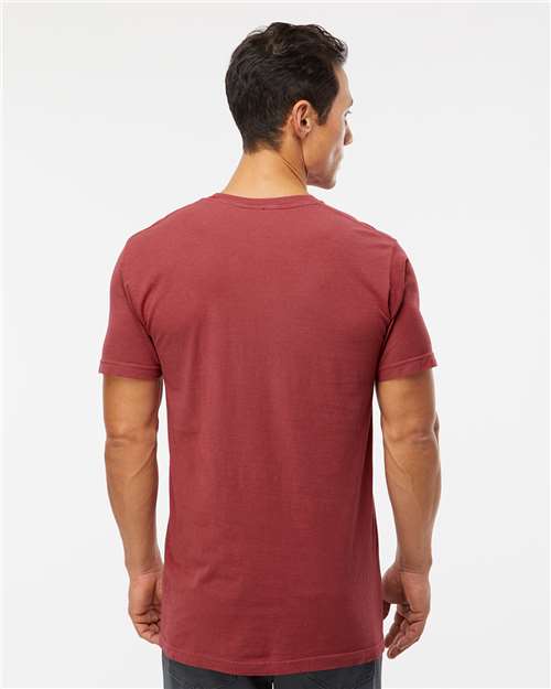 M&O Unisex Vintage Garment-Dyed T-Shirt 6500M - Crimson