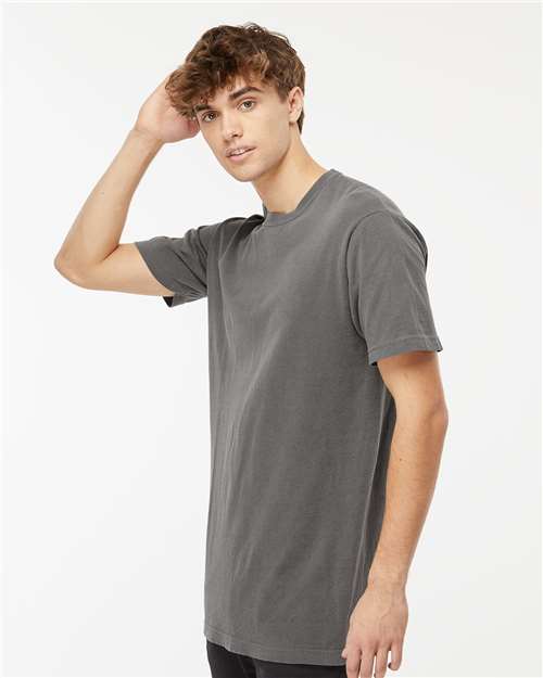M&O Unisex Vintage Garment-Dyed T-Shirt 6500M - Grey