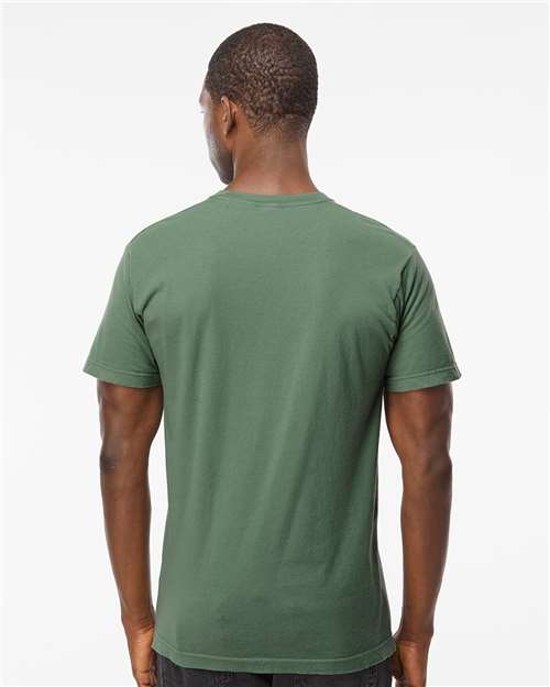 M&O Unisex Vintage Garment-Dyed T-Shirt 6500M - Light Green