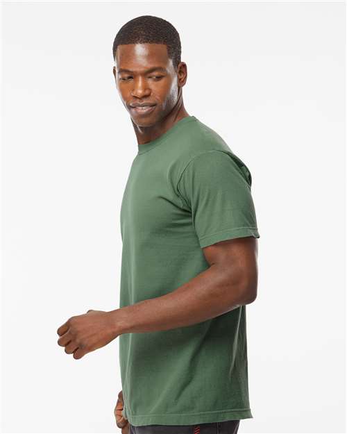 M&O Unisex Vintage Garment-Dyed T-Shirt 6500M - Light Green