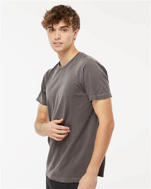 M&O Unisex Vintage Garment-Dyed T-Shirt 6500M - Pepper