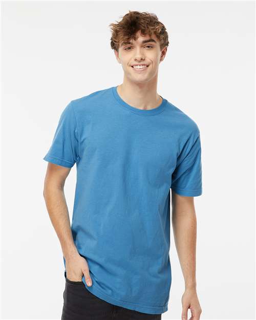 M&O Unisex Vintage Garment-Dyed T-Shirt 6500M - Royal Caribe