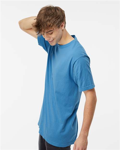 M&O Unisex Vintage Garment-Dyed T-Shirt 6500M - Royal Caribe