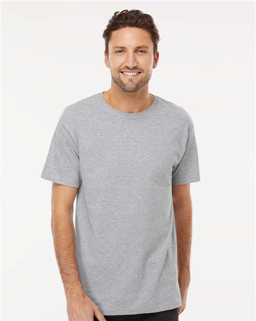 M&O Men's Gold Soft Touch T-Shirt 4800 - Athletic Grey
