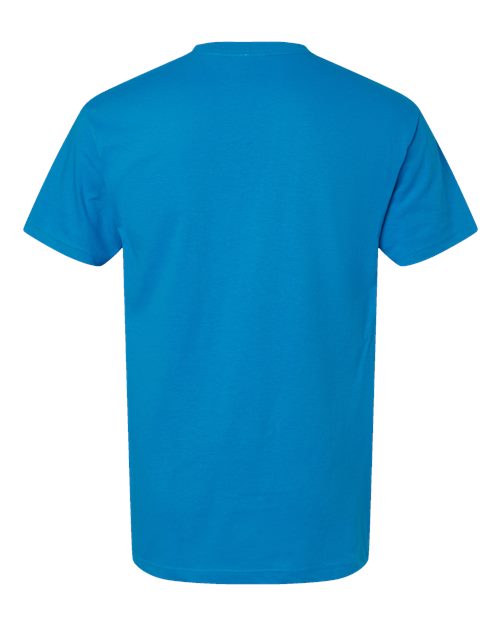 M&O Men's Gold Soft Touch T-Shirt 4800 - Turquoise