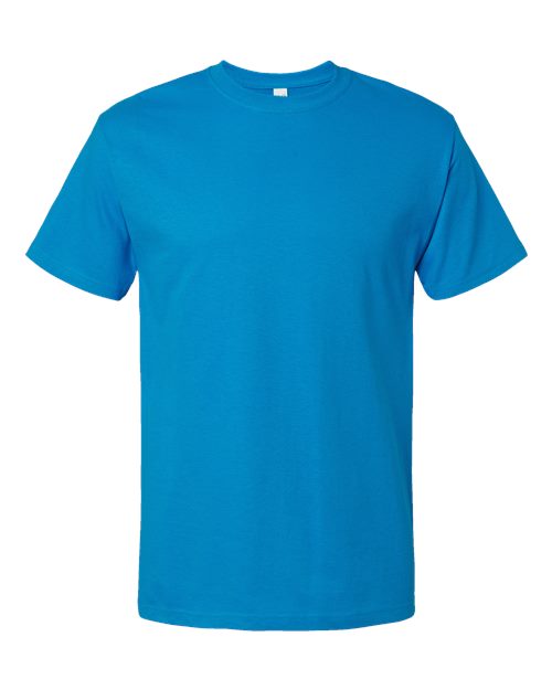M&O Men's Gold Soft Touch T-Shirt 4800 - Turquoise