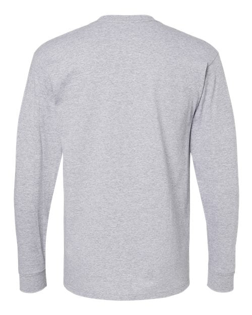 M&O Unisex Gold Soft Touch Long Sleeve T-Shirt 4820 - Athletic Grey