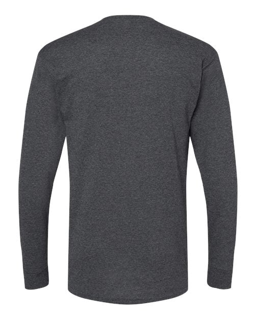 M&O Unisex Gold Soft Touch Long Sleeve T-Shirt 4820 - Dark Heather
