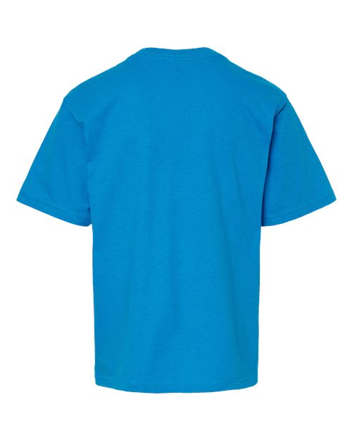 M&O Youth Gold Soft Touch T-Shirt 4850 - Turquoise