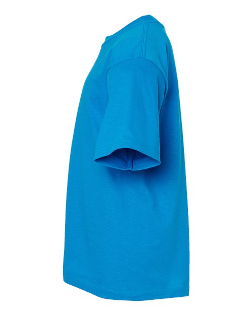 M&O Youth Gold Soft Touch T-Shirt 4850 - Turquoise