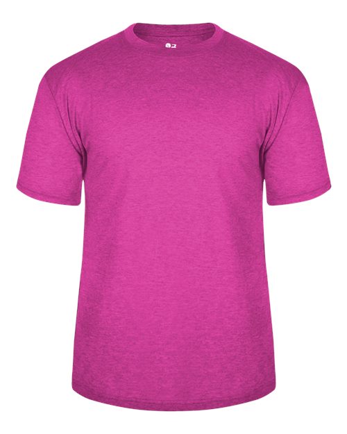 Badger Men's Triblend Performance T-Shirt 4940 - Hot Pink Heather