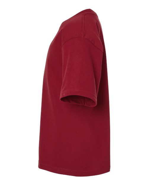 M&O Youth Gold Soft Touch T-Shirt 4850 - Cardinal Red