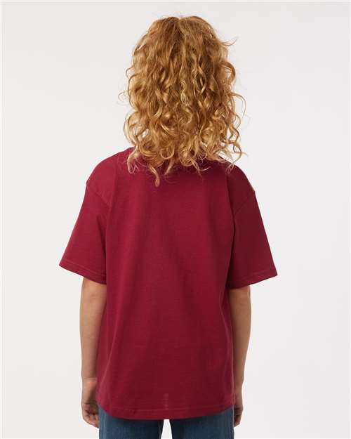M&O Youth Gold Soft Touch T-Shirt 4850 - Cardinal Red