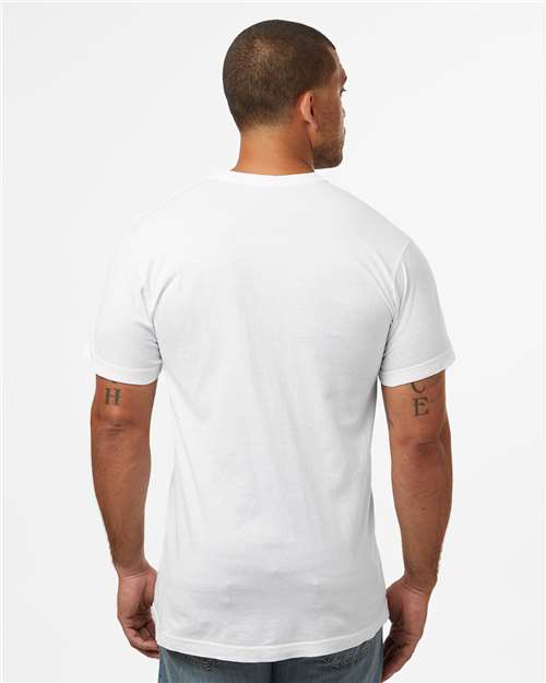 M&O Unisex Vintage Garment-Dyed T-Shirt 6500M - White