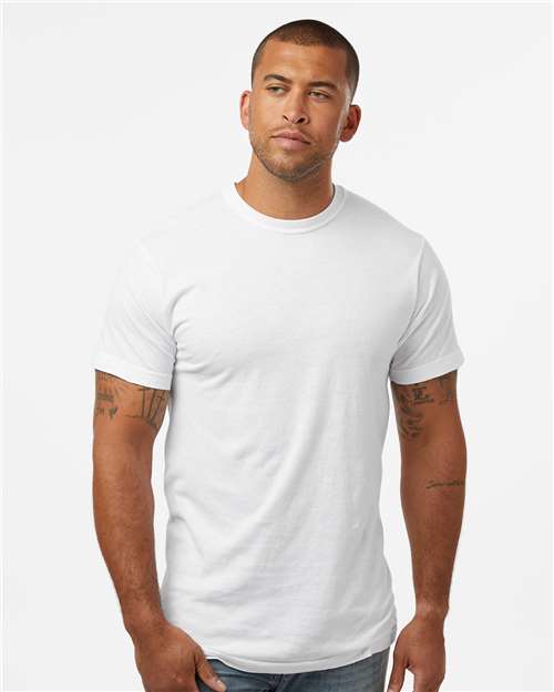 M&O Unisex Vintage Garment-Dyed T-Shirt 6500M - White