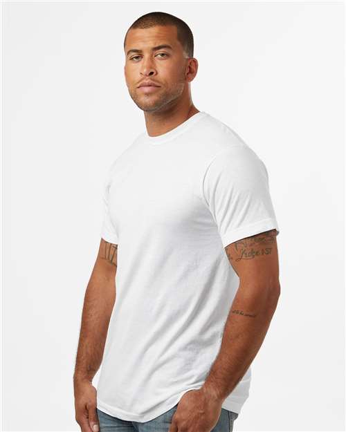 M&O Unisex Vintage Garment-Dyed T-Shirt 6500M - White