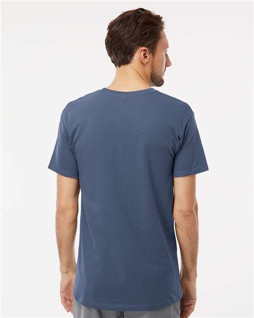 M&O Men's Gold Soft Touch T-Shirt 4800 - Indigo Blue