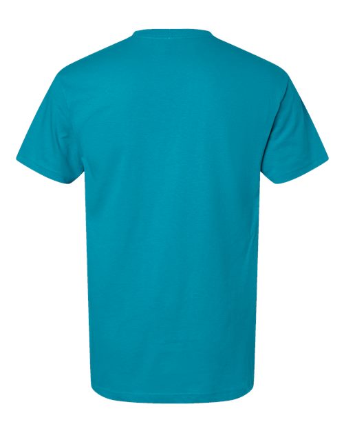 M&O Men's Gold Soft Touch T-Shirt 4800 - Tropical Blue
