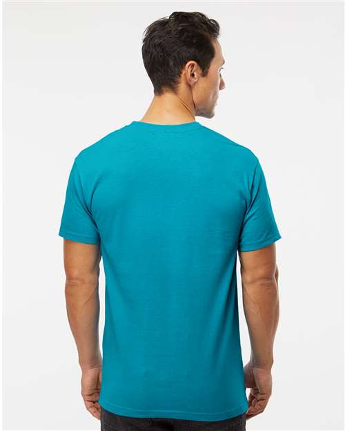 M&O Men's Gold Soft Touch T-Shirt 4800 - Tropical Blue
