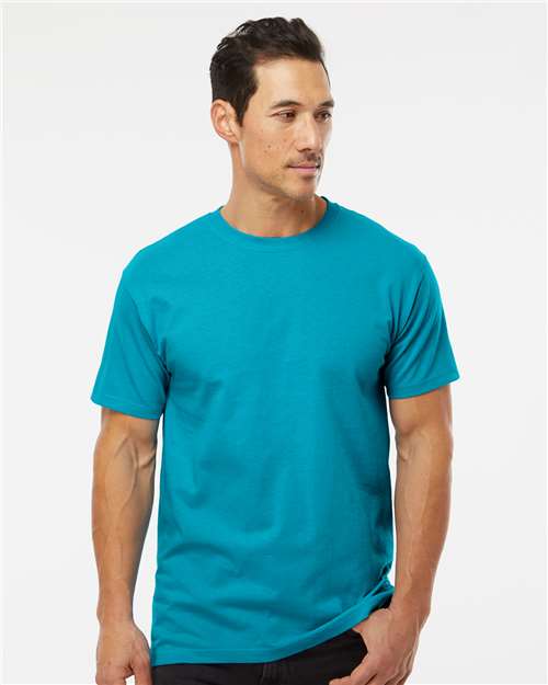 M&O Men's Gold Soft Touch T-Shirt 4800 - Tropical Blue