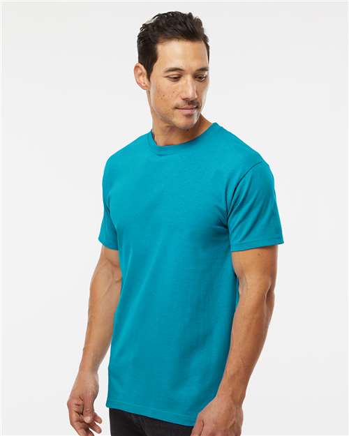 M&O Men's Gold Soft Touch T-Shirt 4800 - Tropical Blue