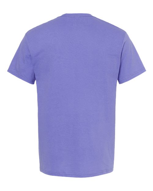 M&O Men's Gold Soft Touch T-Shirt 4800 - Violet