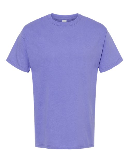 M&O Men's Gold Soft Touch T-Shirt 4800 - Violet