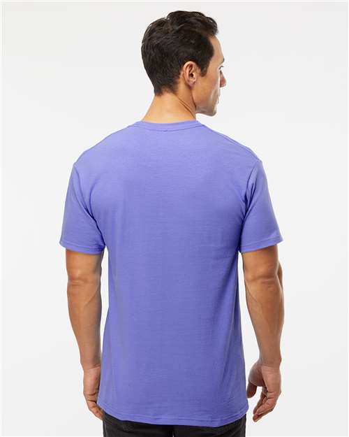 M&O Men's Gold Soft Touch T-Shirt 4800 - Violet