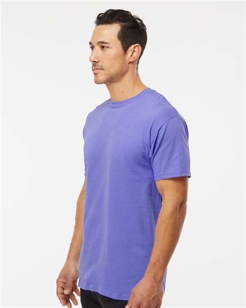 M&O Men's Gold Soft Touch T-Shirt 4800 - Violet