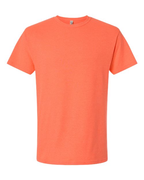 M&O Men's Gold Soft Touch T-Shirt 4800 - Heather Coral
