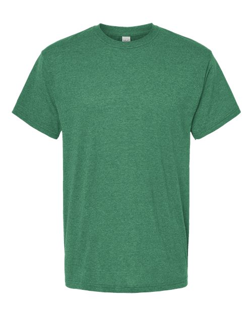 M&O Men's Gold Soft Touch T-Shirt 4800 - Heather Kelly Green