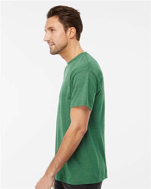 M&O Men's Gold Soft Touch T-Shirt 4800 - Heather Kelly Green