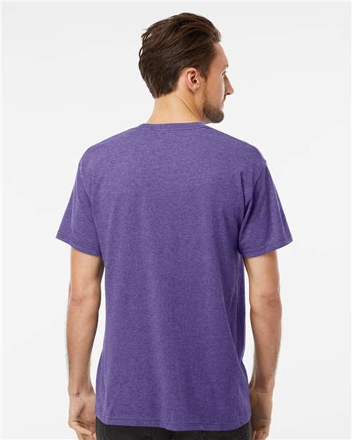 M&O Men's Gold Soft Touch T-Shirt 4800 - Heather Purple