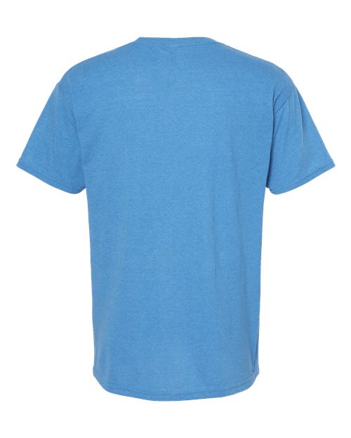 M&O Men's Gold Soft Touch T-Shirt 4800 - Heather Turquoise