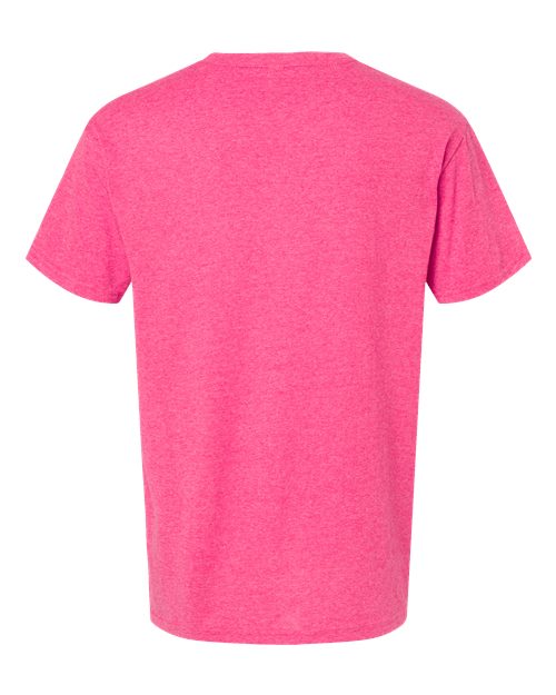 M&O Men's Gold Soft Touch T-Shirt 4800 - Neon Pink